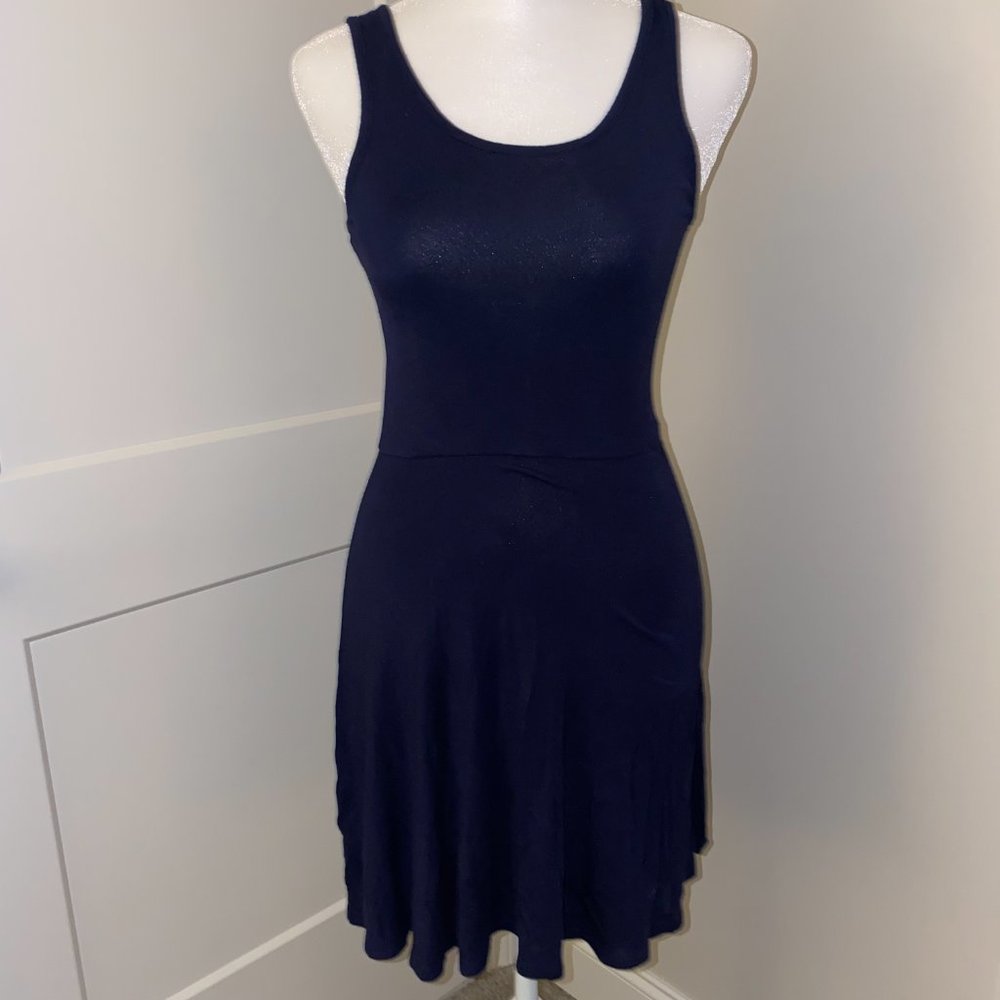 Navy Sleeveless Dress